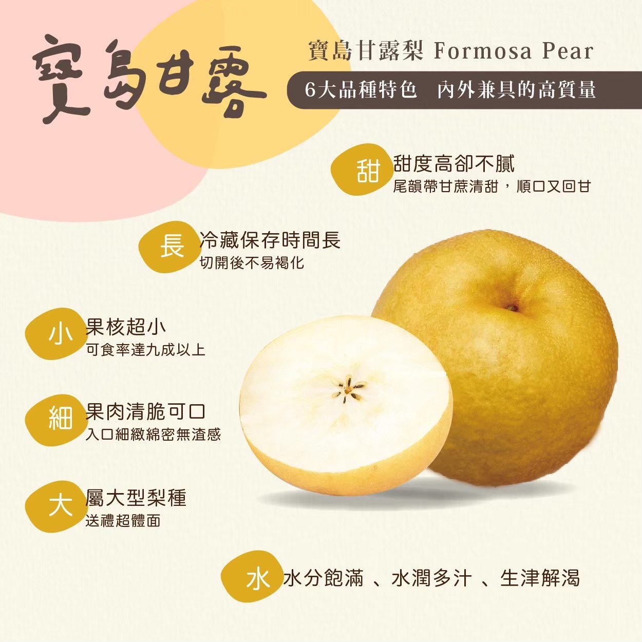 世界首創｜寶島甘露梨